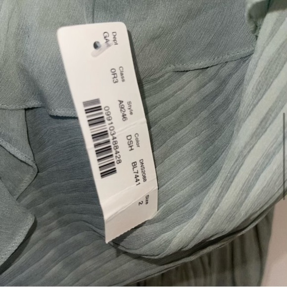 NWT  Silk Crew Dress size 2 wedding bridesmaid Kelly green cocktail fairy core - Picture 7 of 8